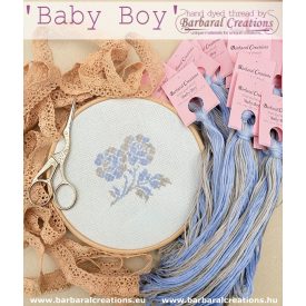 Hand dyed cotton thread - Baby Boy