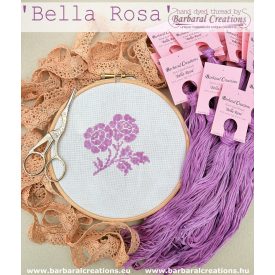 Hand dyed cotton thread - Bella Rosa