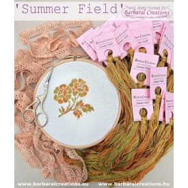 Hand dyed cotton thread -  Summer Field