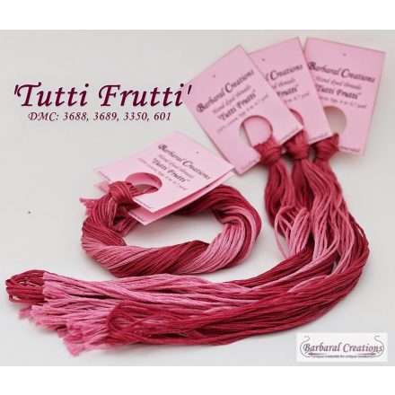 Hand dyed cotton thread -  Tutti Frutti