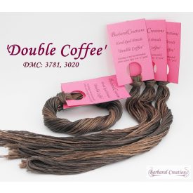 Hand dyed cotton thread -  Double Coffee