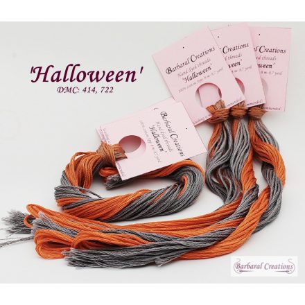 Hand dyed cotton thread - Halloween