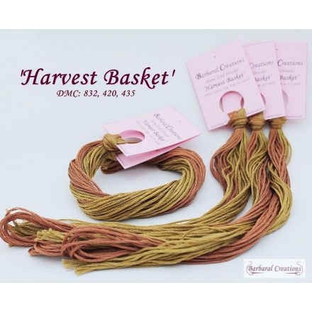 Hand dyed cotton thread - Harvest Basket
