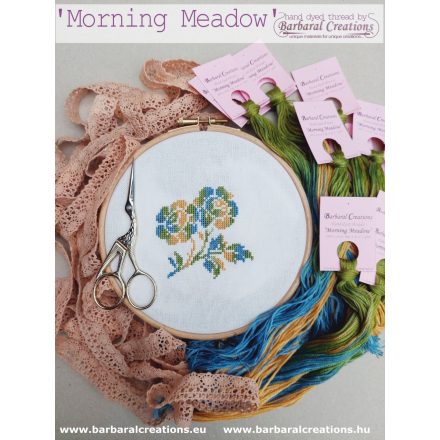 Hand dyed cotton thread - Morning Meadow