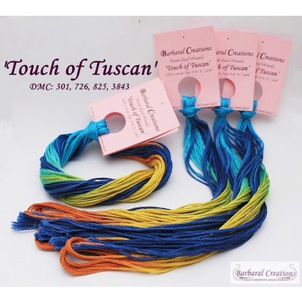 Hand dyed cotton thread - Touch of Tuscan