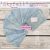 Hand dyed 16 count OPALESCENT aida - Skyfall fat quarter