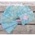 Hand dyed 18 count aida - Cecropia Caterpillar fat quarter