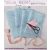 Hand dyed 20 count aida - Blue Wave 18,8x15" - 48x38 cm