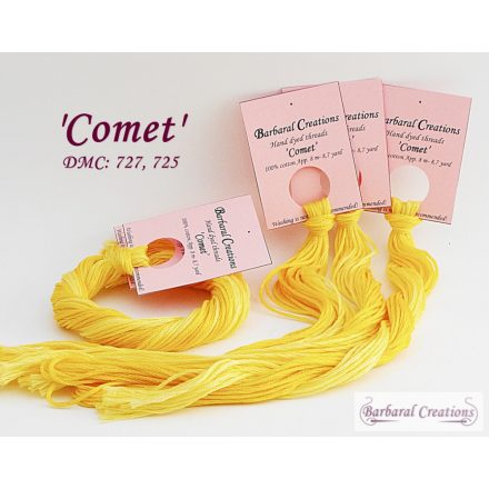 Hand dyed cotton thread - Comet