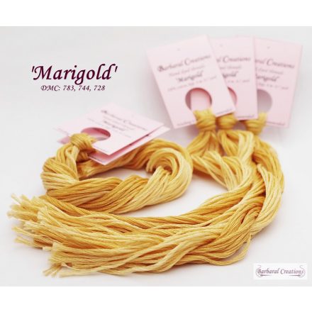 Hand dyed cotton thread - Marigold