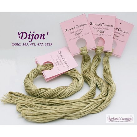 Hand dyed cotton thread - Dijon