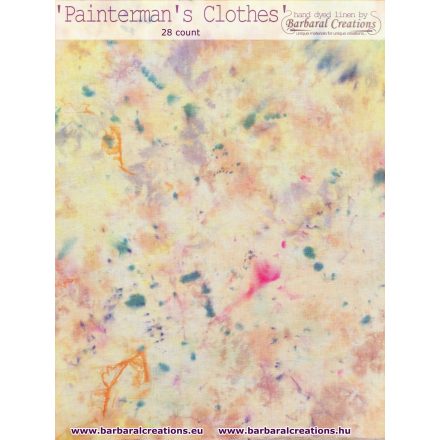 Hand dyed 28 count linen - Painterman