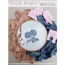 Hand dyed cotton thread - Cold Night