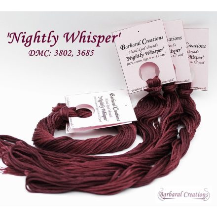 Hand dyed cotton thread - Nightly Whisper