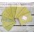Hand dyed 32 count linen - Olive Oil fat quarter