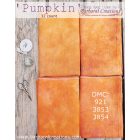 Hand dyed 32 count linen - Pumpkin fat quarter