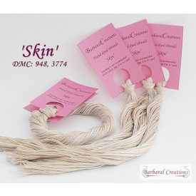 Hand dyed cotton thread - Skin