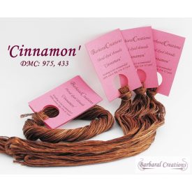 Hand dyed cotton thread - Cinnamon