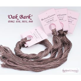 Hand dyed cotton thread - Oak Bark