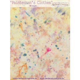   Hand dyed 40 count linen - Painterman's Clothes fat quarter