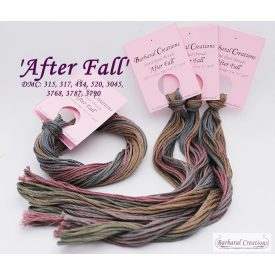 Hand dyed cotton thread - After Fall