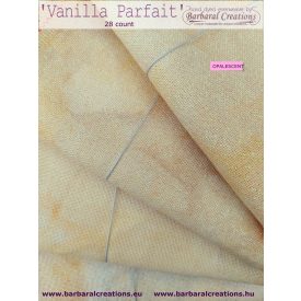   Hand dyed 28 count OPALESCENT evenweave - Vanilla Parfait fat quarter