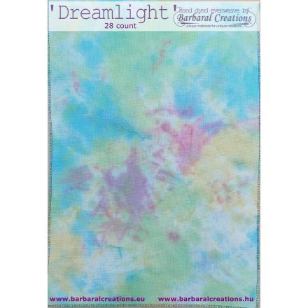 Hand dyed 28 count evenweave - Dreamlight fat quarter