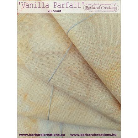 Hand dyed 28 count evenweave - Vanilla Parfait fat quarter