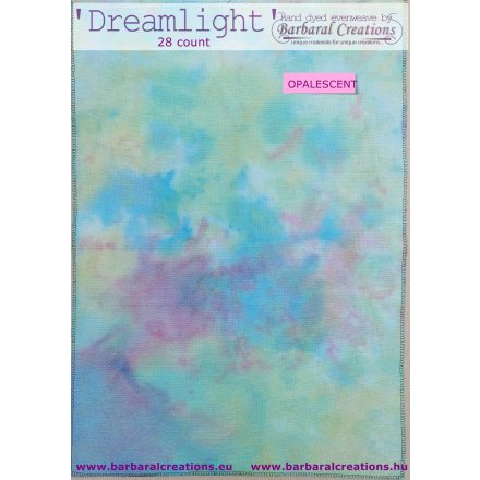 Hand dyed 28 count OPALESCENT evenweave - Dreamlight fat quarter