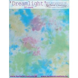   Hand dyed 32 count evenweave - Dreamlight 27x22 inch - 70x56 cm 