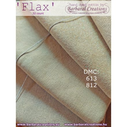 Hand dyed 32 count evenweave - Flax fat quarter