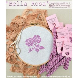 Hand dyed cotton perle 8 - Bella Rosa