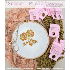 Hand dyed cotton perle 8 - Summer Field