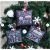 Chalkboard ornaments - cross stitch pattern, primitive cross stitch design -  paper chart