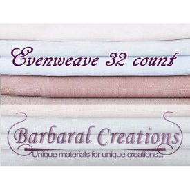   FOTM 12 months - Evenweave 32 count - 19x13" - 50x35 cm (2 pieces)