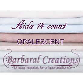   FOTM 12 months - Aida 14 count OPALESCENT - 27x19" - 70x50 cm (2 pieces)