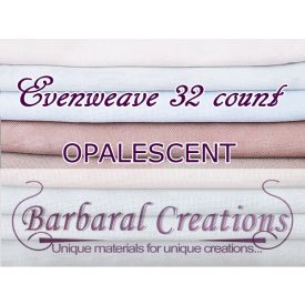   FOTM 6 months - Evenweave 32 count OPALESCENT - 27x19" - 70x50 cm (2 pieces)