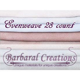   FOTM 6 months - Evenweave 28 count - 27x19" - 70x50 cm (2 pieces)