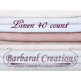   FOTM 1 month - Linen 40 count - 19x13" - 50x35 cm (2 pieces)