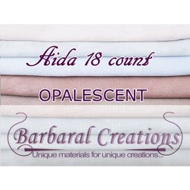   FOTM 1 month - Aida 18 count OPALESCENT - 19x13" - 50x35 cm (2 pieces)