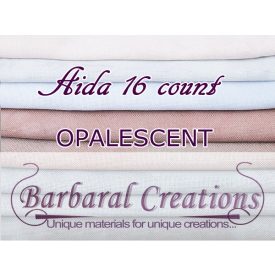   FOTM 3 months - Aida 16 count OPALESCENT - 19x13" - 50x35 cm (2 pieces)