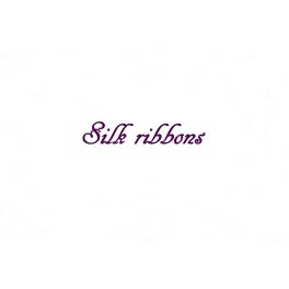 Hand dyed pure silk ribbon
