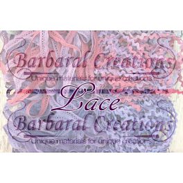Hand dyed lace